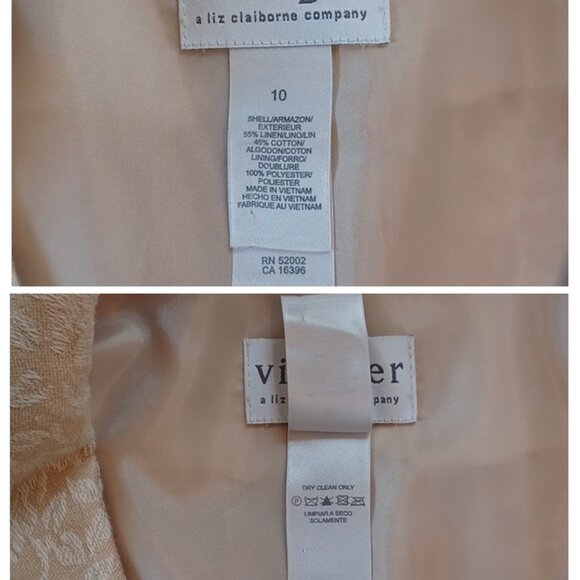 Villager Liz Claiborne Womens Blazer (size 10) & Pencil Skirt (size 12) Suit - Picture 4 of 15